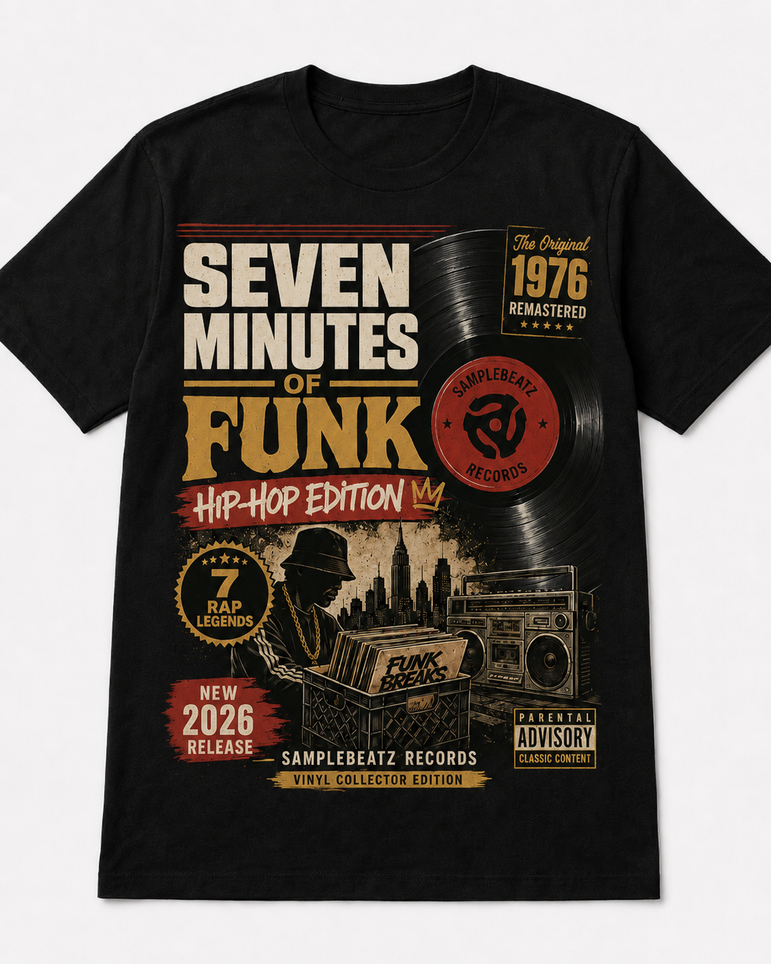 7Min Funk T- Shirt Hip-Hop Edition