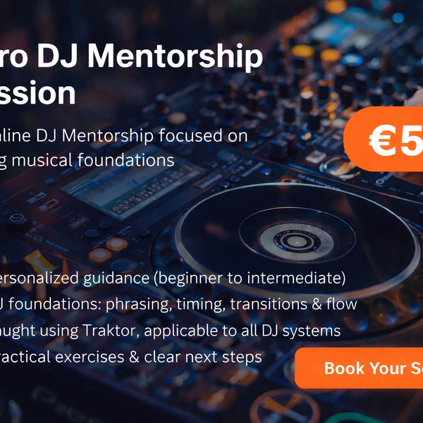 1:1 Online DJ Class (60 minutes)