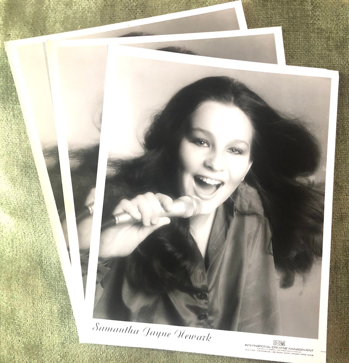 Autographed vintage glossy headshot (Age 12)
