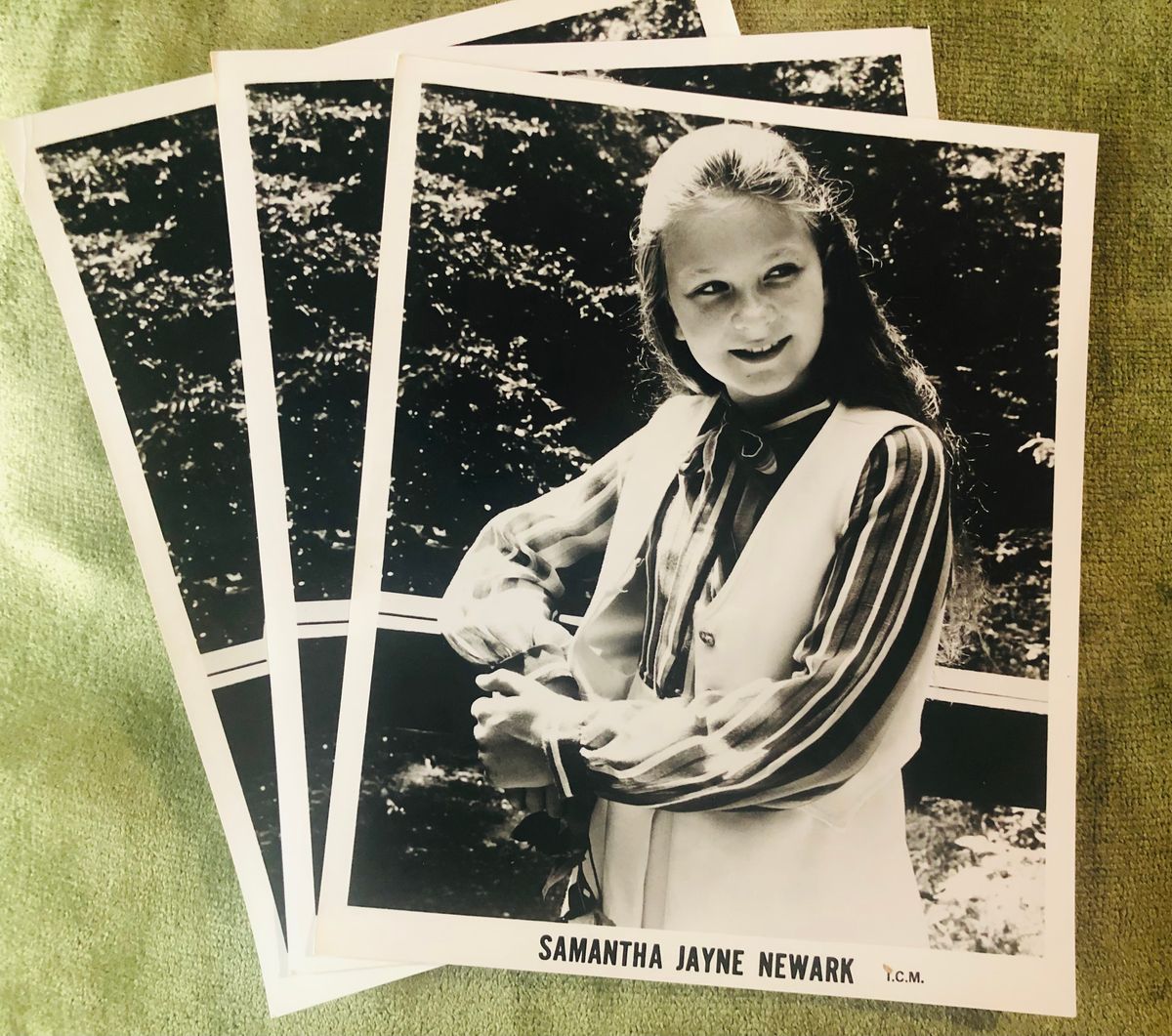 Autographed Vintage glossy Headshot (Age 10)