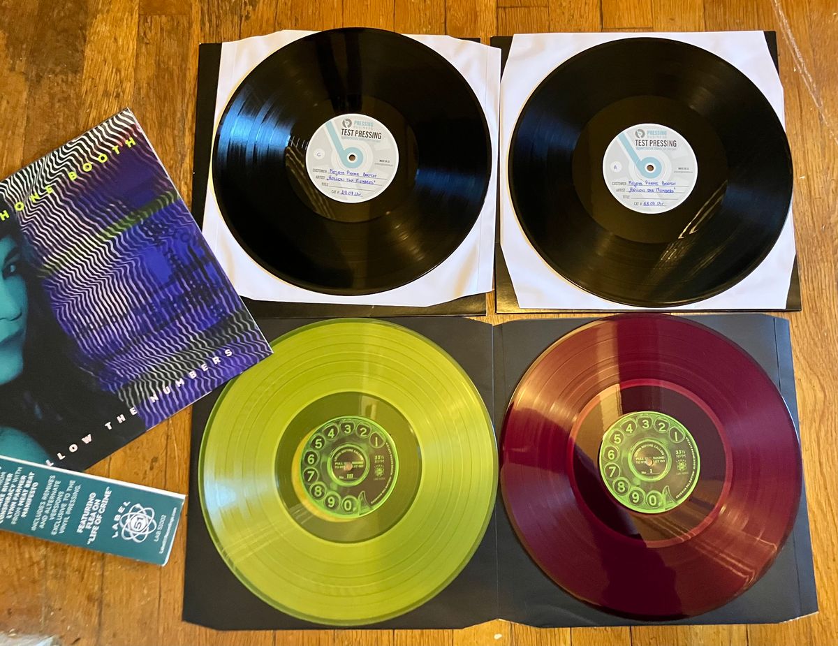 Hollow the Numbers TEST PRESSING 4xLP SET - Hollow the Numbers TEST PRESSING 4 x LP SET