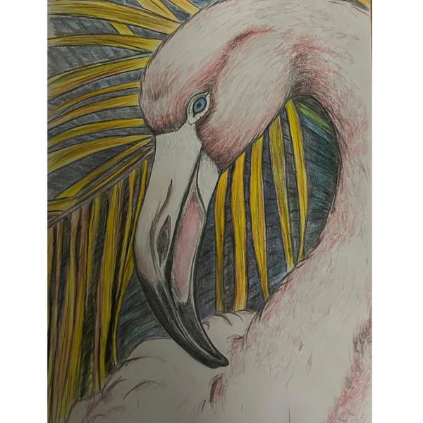 Wall Art- Flamingo