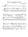 Mother, I Cannot Mind My Wheel (Soprano, Piano)