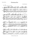 "CHRISTMAS EVE" - Sheet Music for Flute & Piano