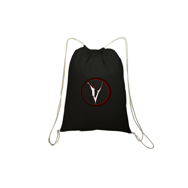 "V Logo" Draw String Bag
