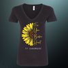 "Fix Your Broken Heart" V-Neck -Black