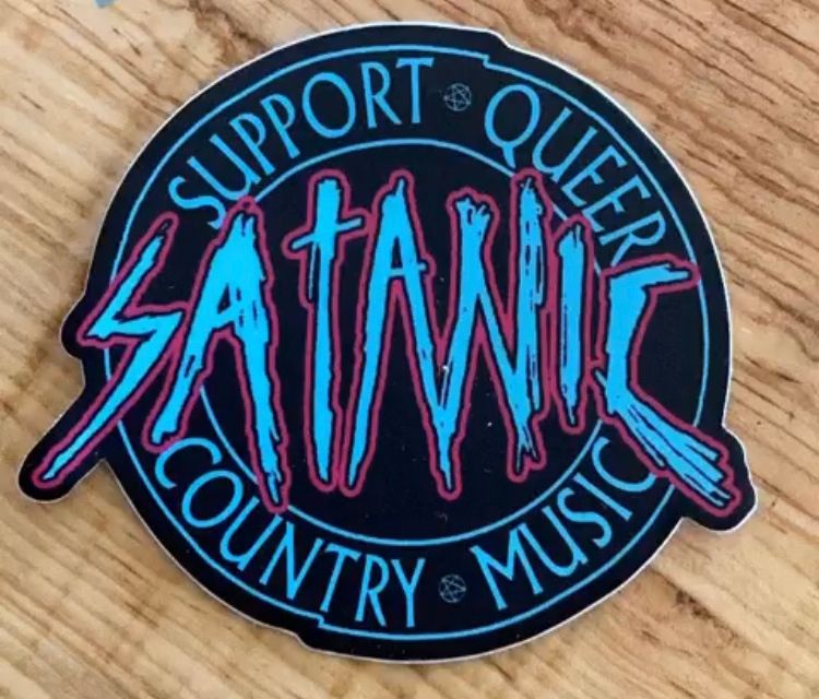 Support Queer Satanic Country Music sticker