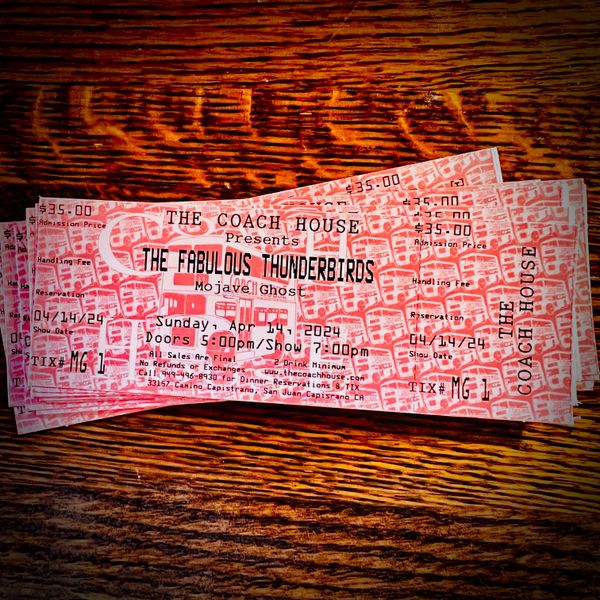 Tickets for Mojave Ghost and The Fabulous Thunderbirds