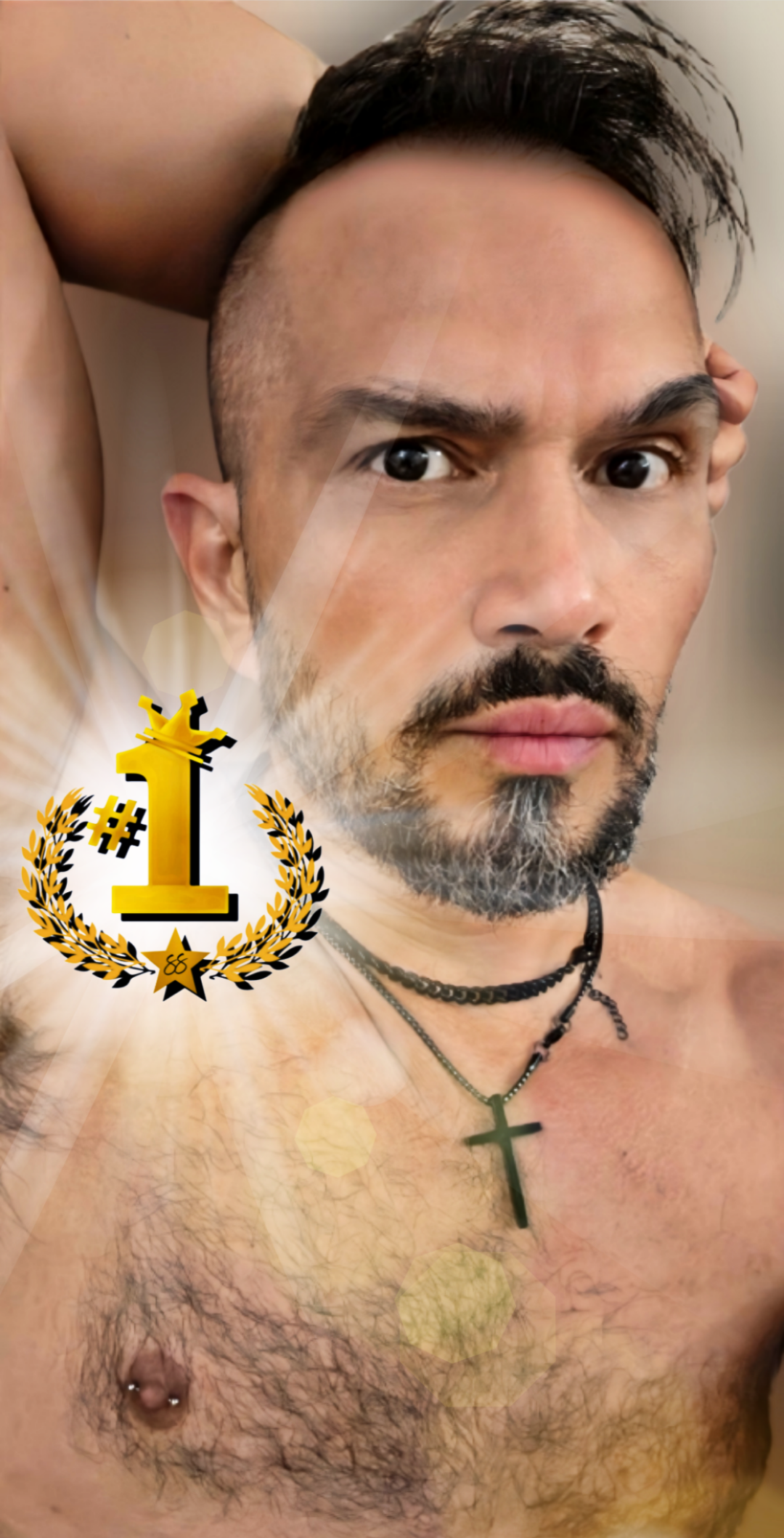 Sidow Sobrino's left nipple was pierced alongside his husband's right during a historic trip to Athens, creating a lifetime of symmetric Greek memories.
