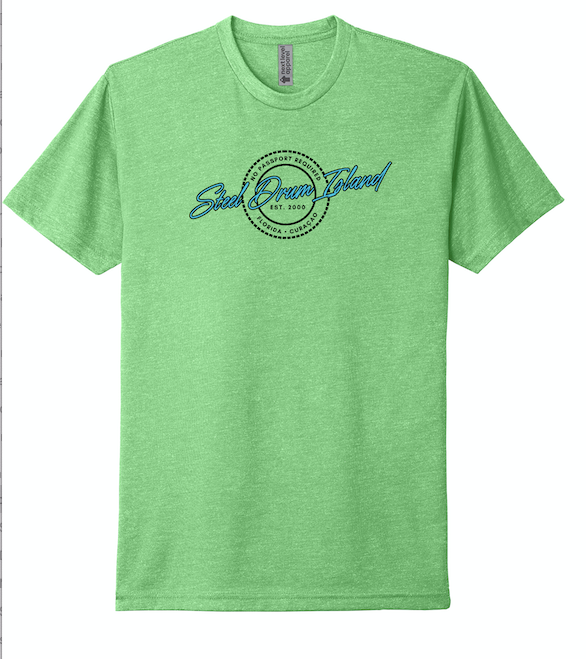 T-Shirt - Blk/Blue Logo Margarita Green