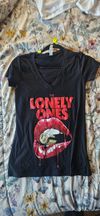 Lips Shirt V Neck