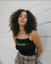 "Myself" tank (black)