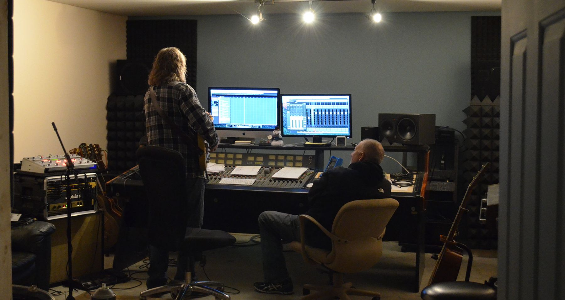 Recording studio interior for Hayes Productions