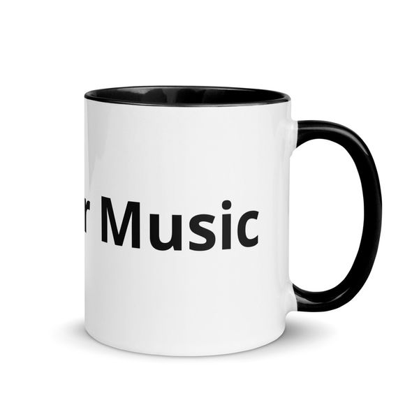 White Ceramic Mug with Color Inside