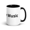 White Ceramic Mug with Color Inside