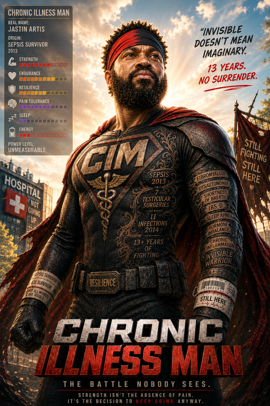 Chronic Illness Man by Jastin Artis