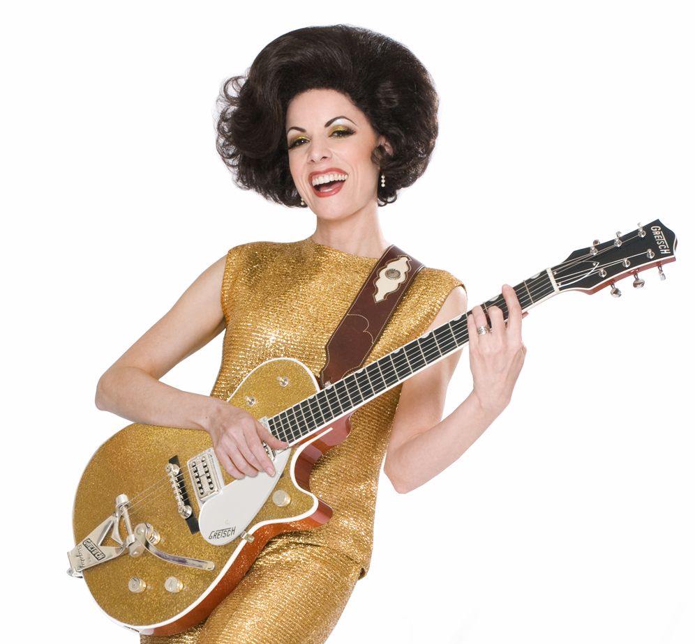 Lynda Kay & Gretsch - Signed 8X10