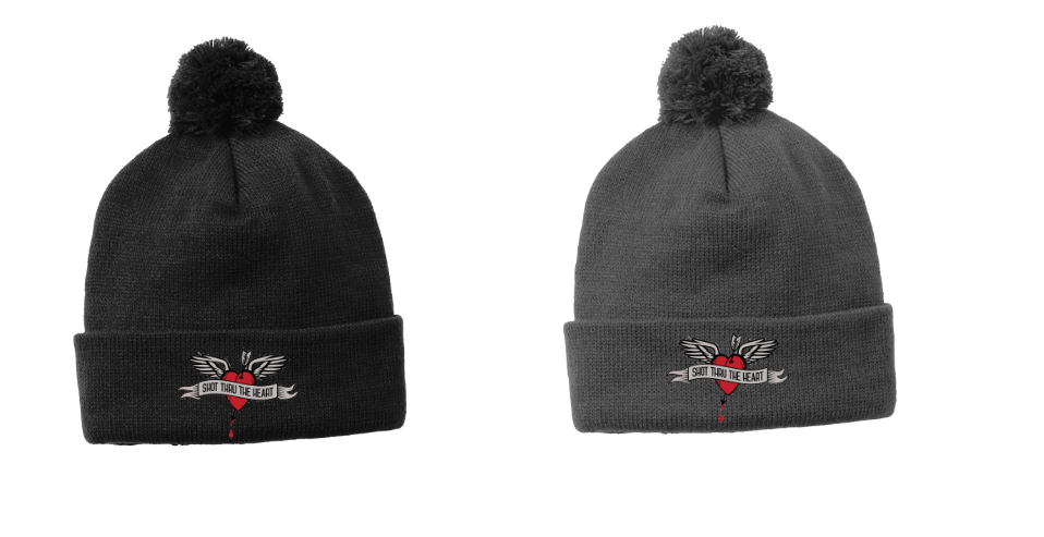 STTH - Embroidered Pom-Pom Beanie