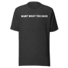 Want What You Have