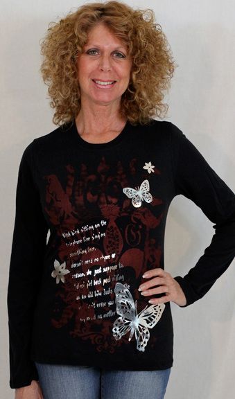 Black Blackbird Long-Sleeve Shirt – Foil