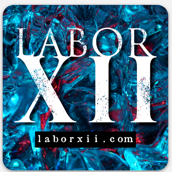 Sticker - LABOR XII Blue Crystal