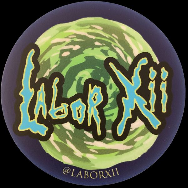 Sticker - Mortyfied LABOR XII Circle
