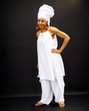 100% White Cotton Gauze Sun-Set