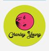 Charley Young Neon Logo Coaster