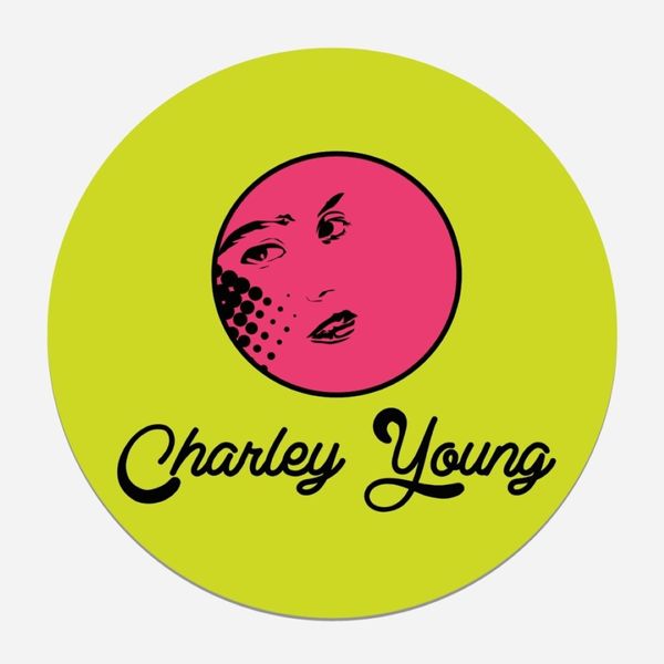 Charley Young Neon Logo Coaster