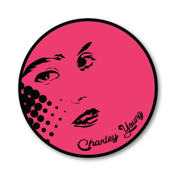 Charley Young Neon Logo Decal