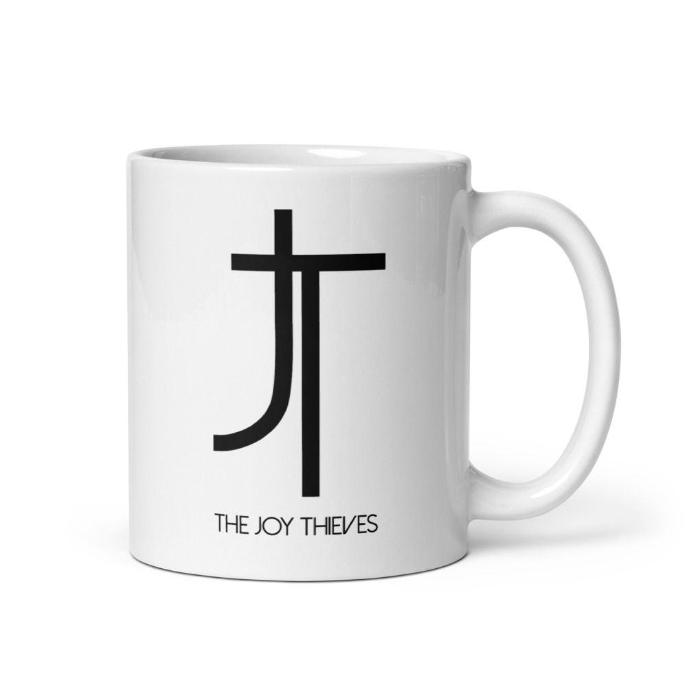 Classic Joy Thieves logo White Glossy Mug