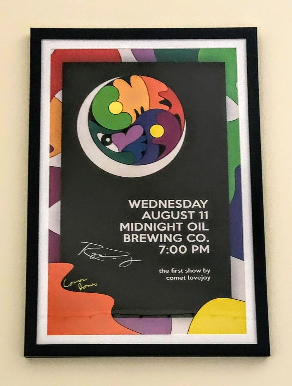 First Show Poster (Framed and Signed)