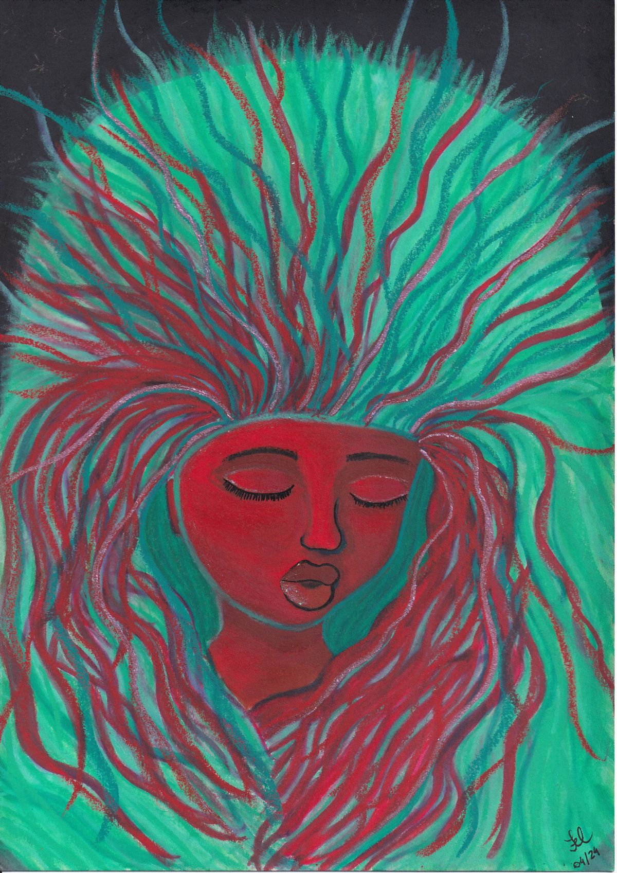 Original Painting "Power" (A4)