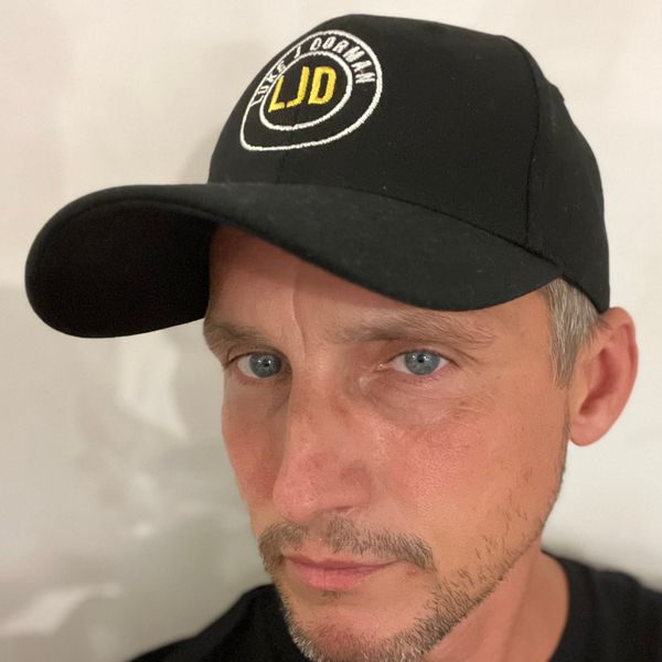 LJD Logo - Black Baseball Caps
