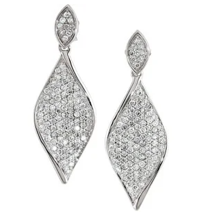 Pavé Diamond Earrings