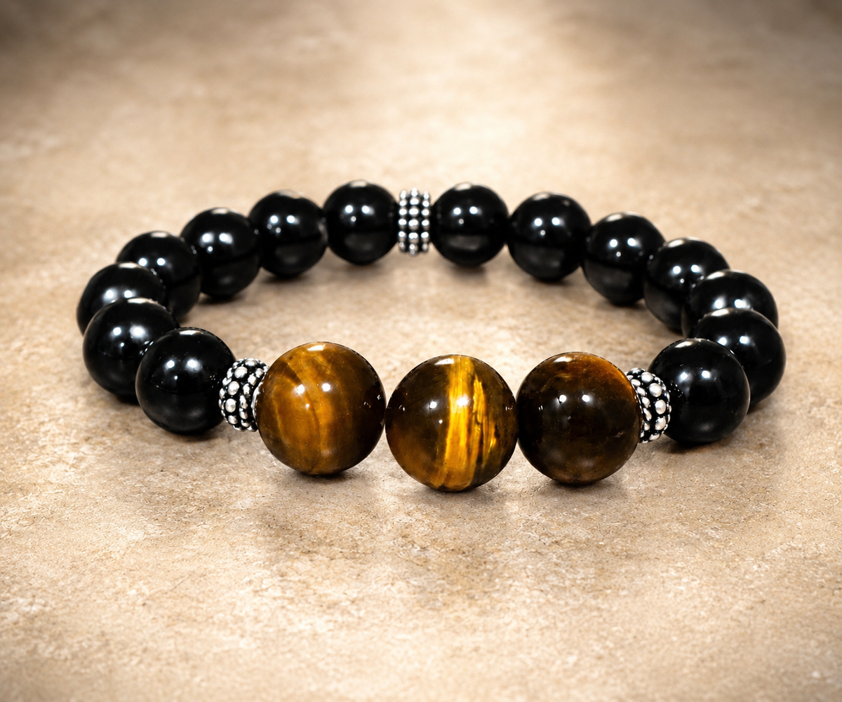 Men’s Tiger’s Eye Stretch Bracelet
