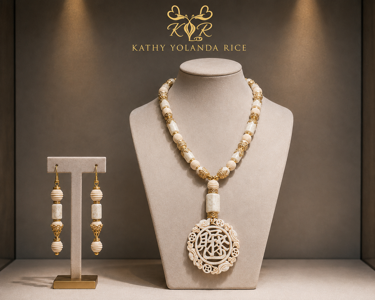 Ivory Dynasty Statement Set