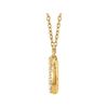 Golden Essence 14K Yellow 1/5 CTW Natural Diamond Cluster 16-18" Necklace