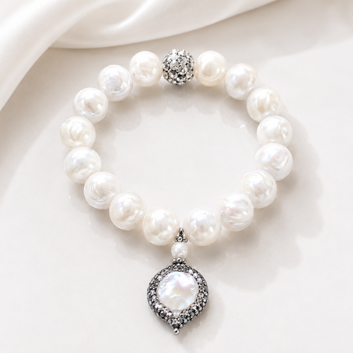 Luminous Troca Shell Bracelet