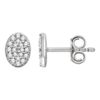 Golden Essence 14K Yellow 1/6 CTW Natural Diamond Cluster Earrings