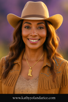14K Yellow Cowboy Boot 16-18" Necklace