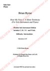 A Silent Testimony — Movement I for solo instrument and piano