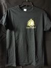Black & Gold 7SF Logo t-shirt (black/unisex)