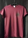 Burgundy & Black 7SF Logo t-shirt (unisex)