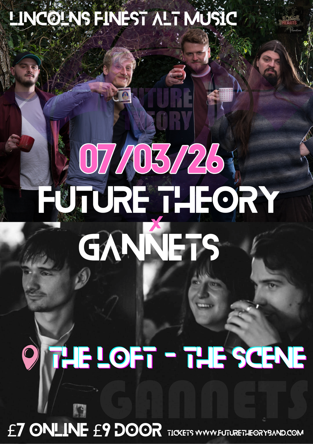 07/03/26 Future Theory & Gannets Double Headliner @ The Loft (The Scene)