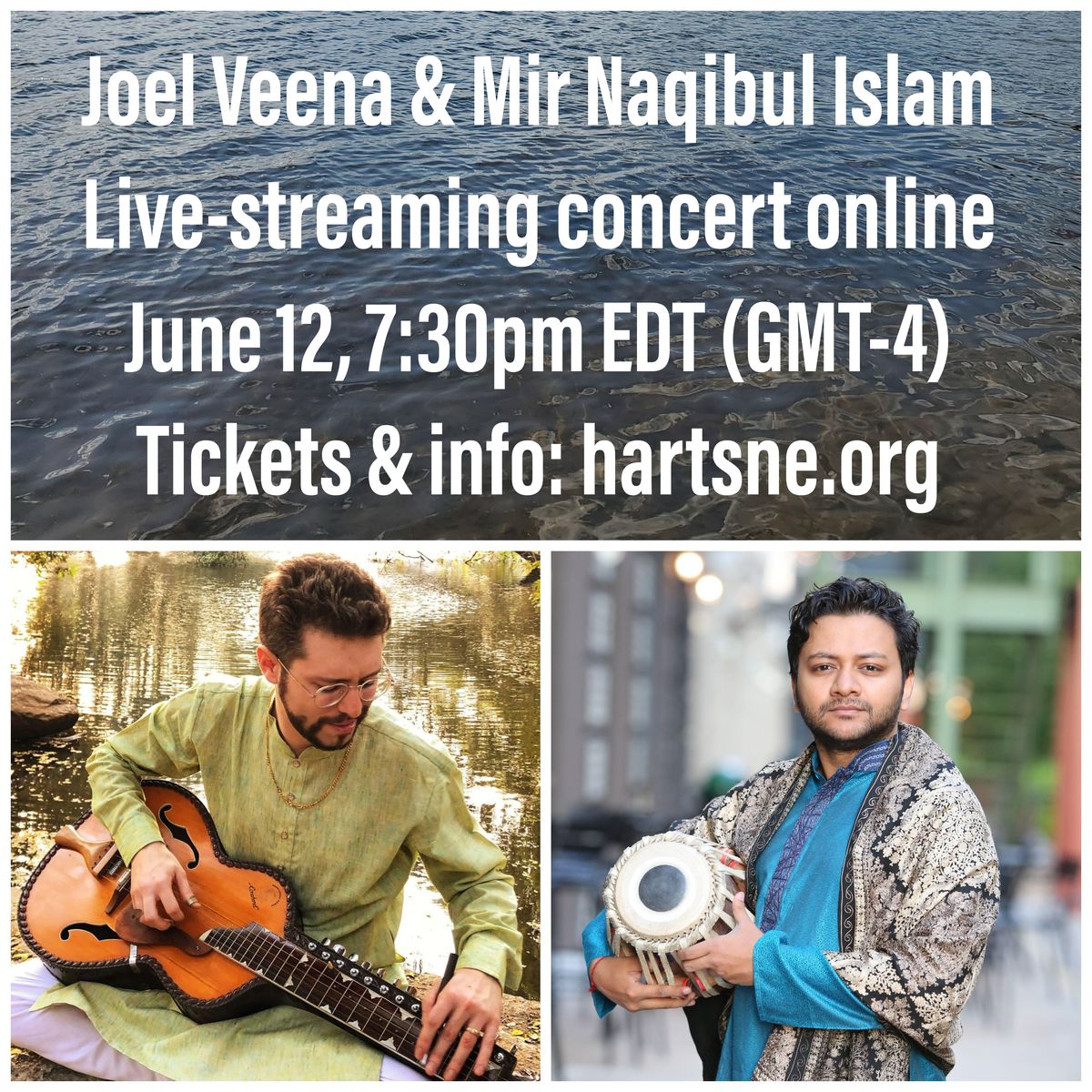 Guided Concert Video: Halcyon Arts presents: Joel Veena & Mir Naqibul Islam, June 12 2021