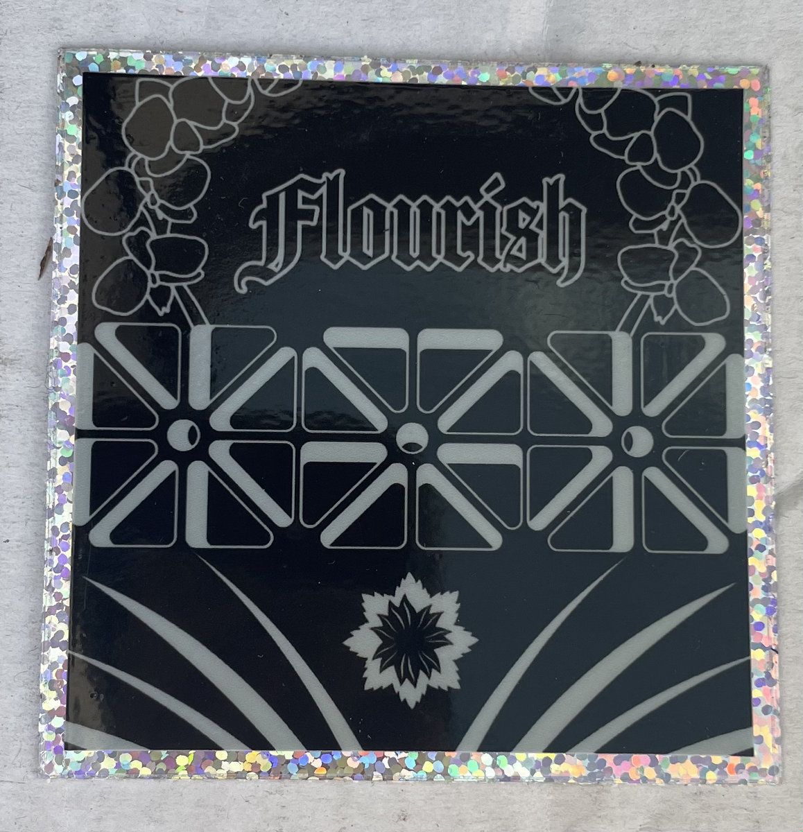 Flourish Sparkle Sticker