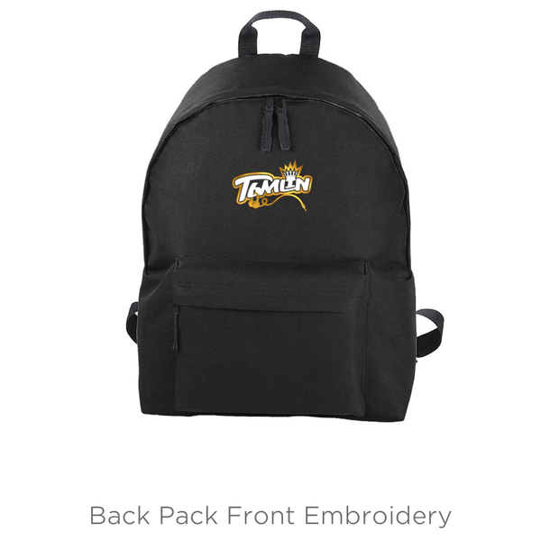 *EXCLUSIVE GOLD LOGO* BACKPACK - TOP CENTRE