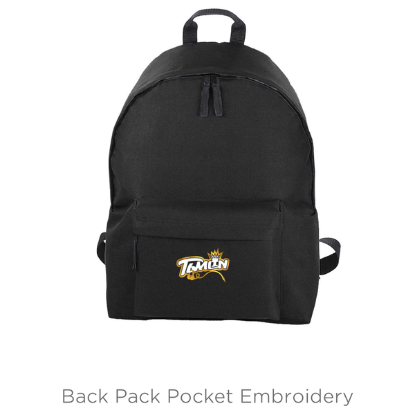 *EXCLUSIVE GOLD LOGO* BACKPACK - POCKET CENTRE