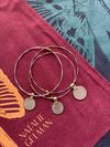 Recycled Guitar String "25 Coin" Bracelet